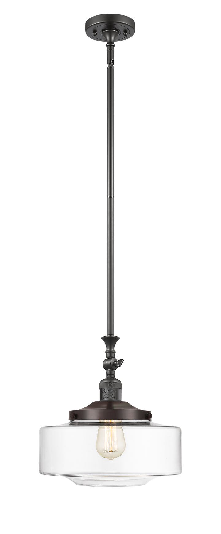 Innovations Lighting Bridgeton 12" Mini Pendant - Oil Rubbed Bronze Mini-Pendants Innovations Lighting   