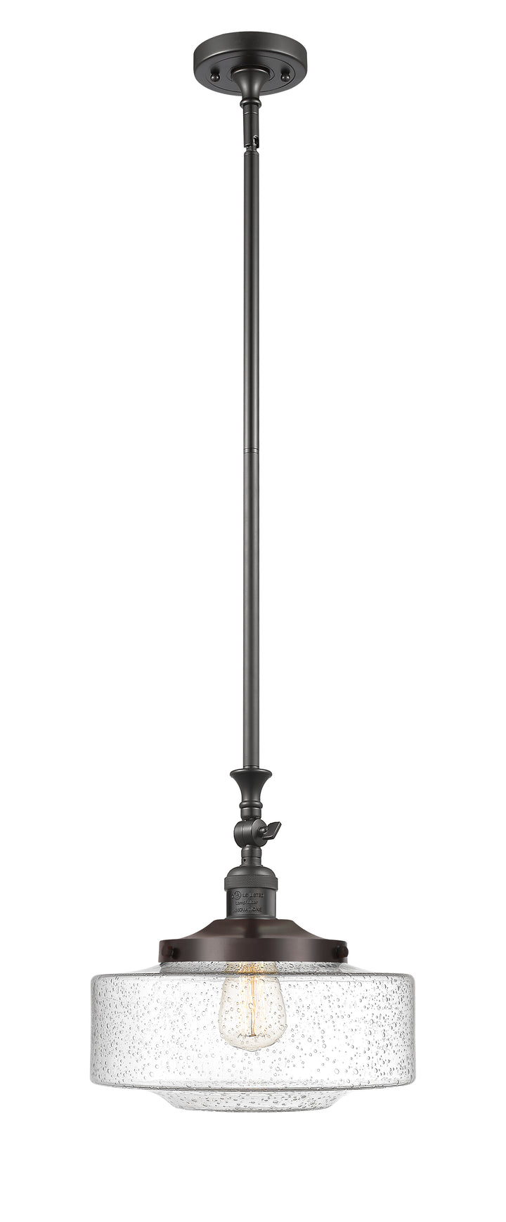 Innovations Lighting Bridgeton 12" Mini Pendant - Oil Rubbed Bronze Mini-Pendants Innovations Lighting   