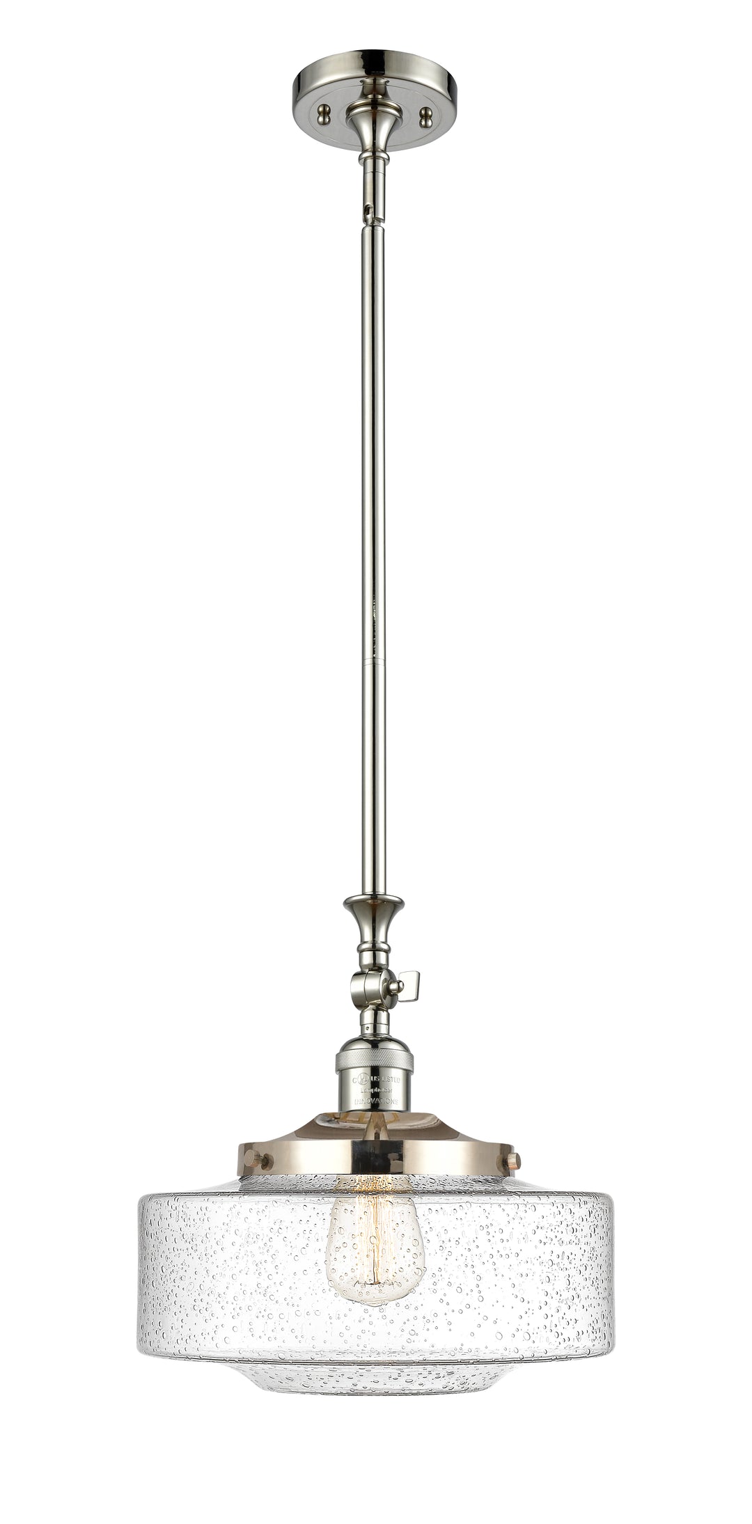 Innovations Lighting Bridgeton 12" Mini Pendant - Polished Nickel Mini-Pendants Innovations Lighting   