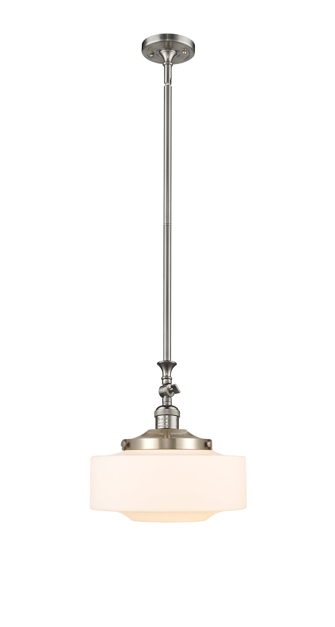 Innovations Lighting Bridgeton 12" Mini Pendant - Brushed Satin Nickel Mini-Pendants Innovations Lighting   