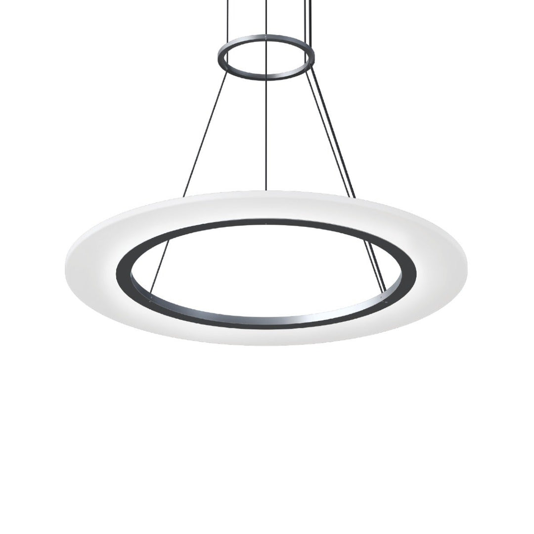 Sonneman Arctic Rings 24" Single LED Ring Pendant