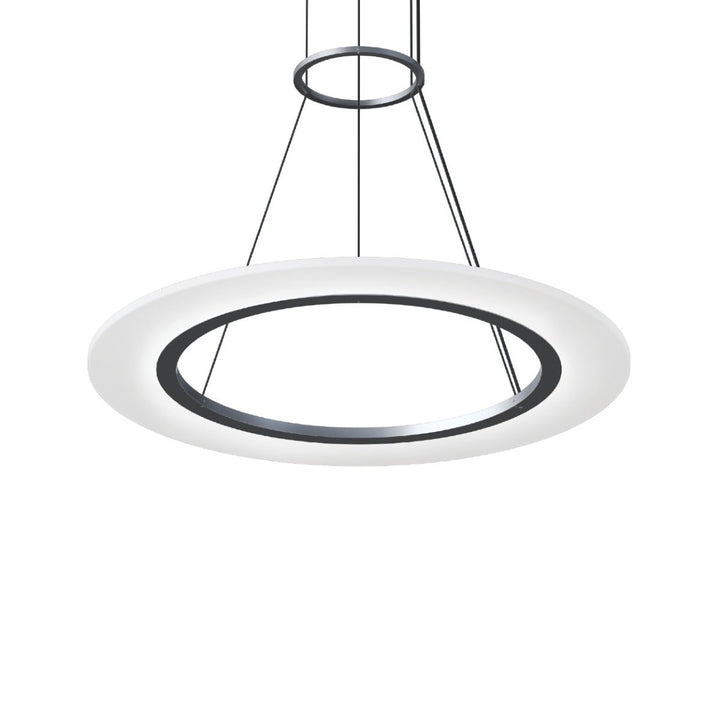 Sonneman Arctic Rings 24" Single LED Ring Pendant Pendants Sonneman   