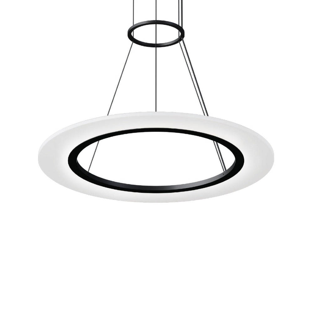 Sonneman Arctic Rings 24" Single LED Ring Pendant