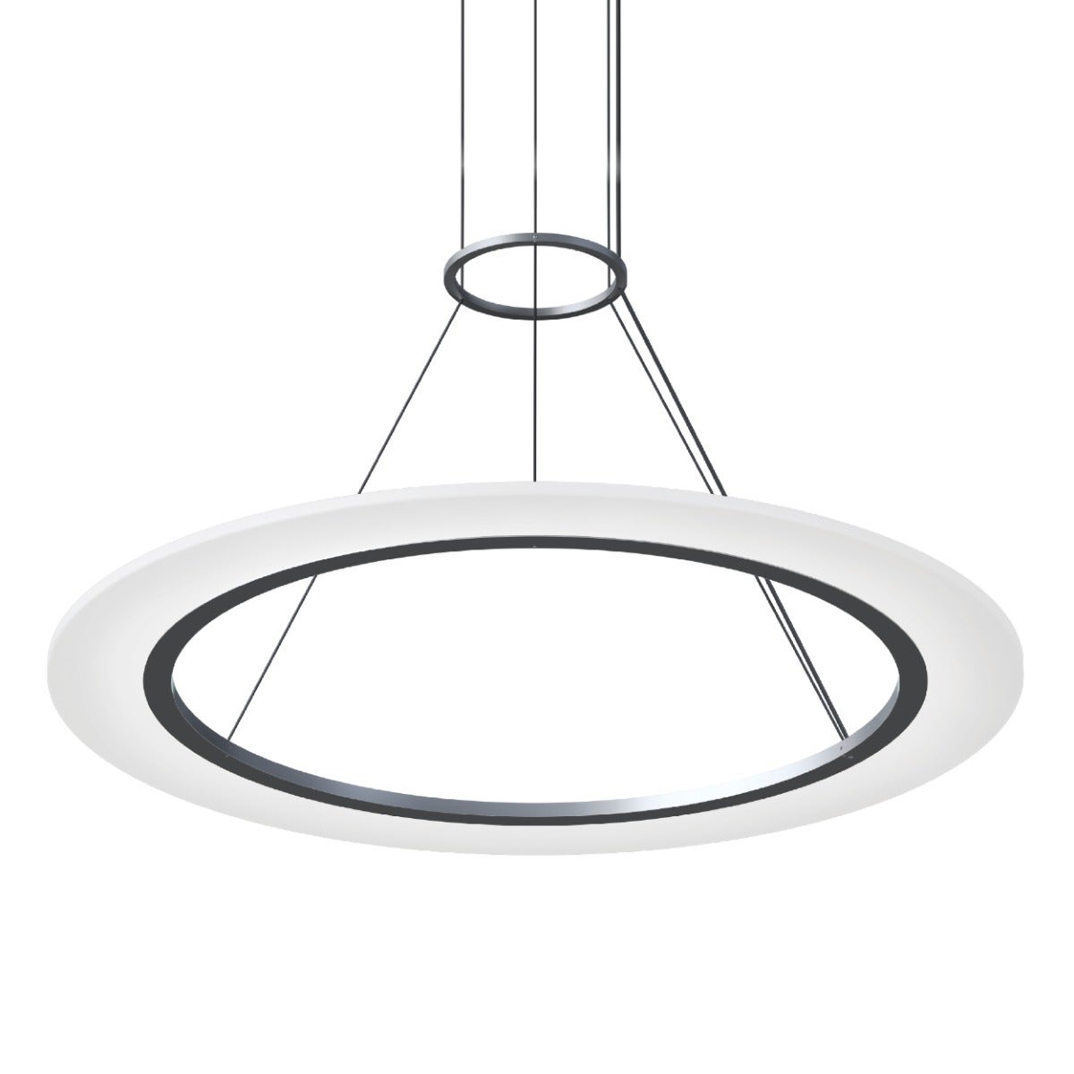 Sonneman Arctic Rings 30" Single LED Ring Pendant