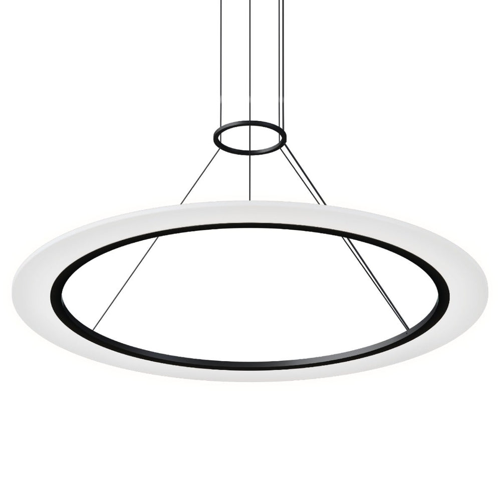 Sonneman Arctic Rings 36" Single LED Ring Pendant Pendants Sonneman   