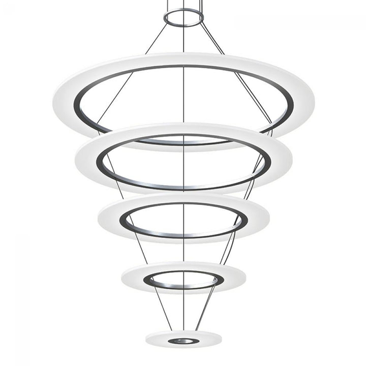 Sonneman Arctic Rings LED Ring Pendant