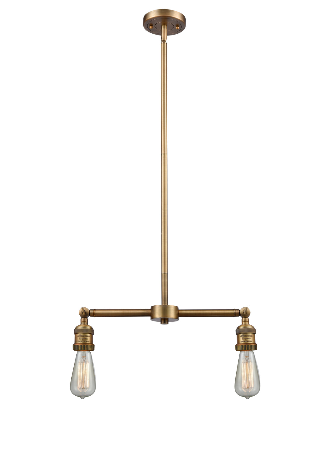 Innovations Lighting Bare Bulb Island Light - Brushed Brass