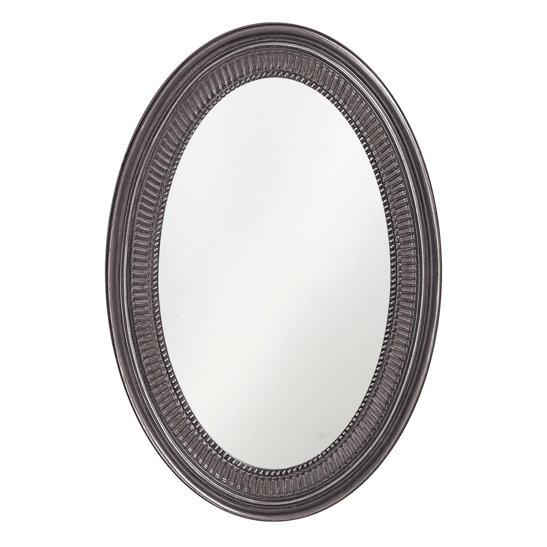 Howard Elliott Collection Ethan Mirror - Glossy Charcoal Mirrors Howard Elliott Collection   