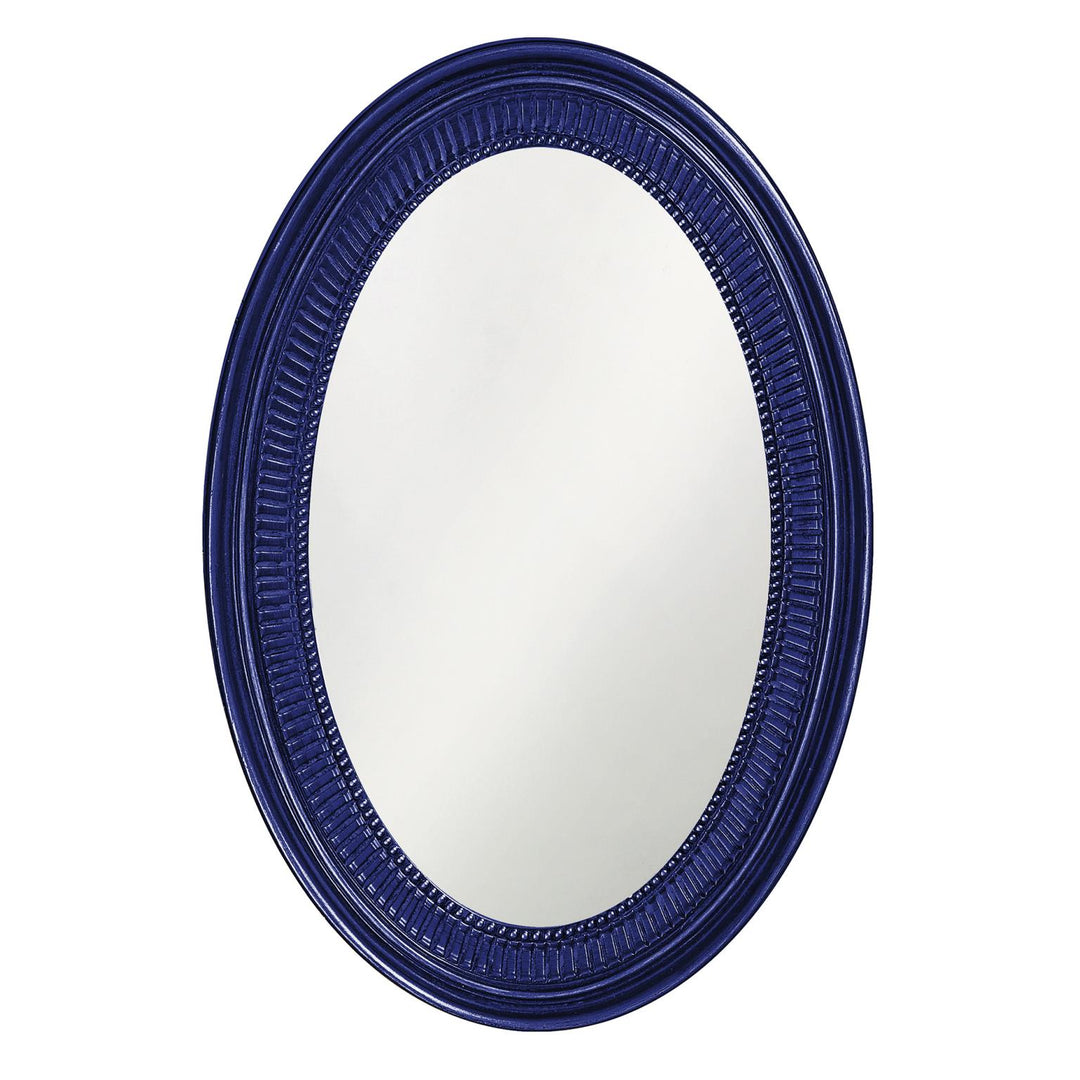 Howard Elliott Collection Ethan Mirror - Glossy Navy Mirrors Howard Elliott Collection   