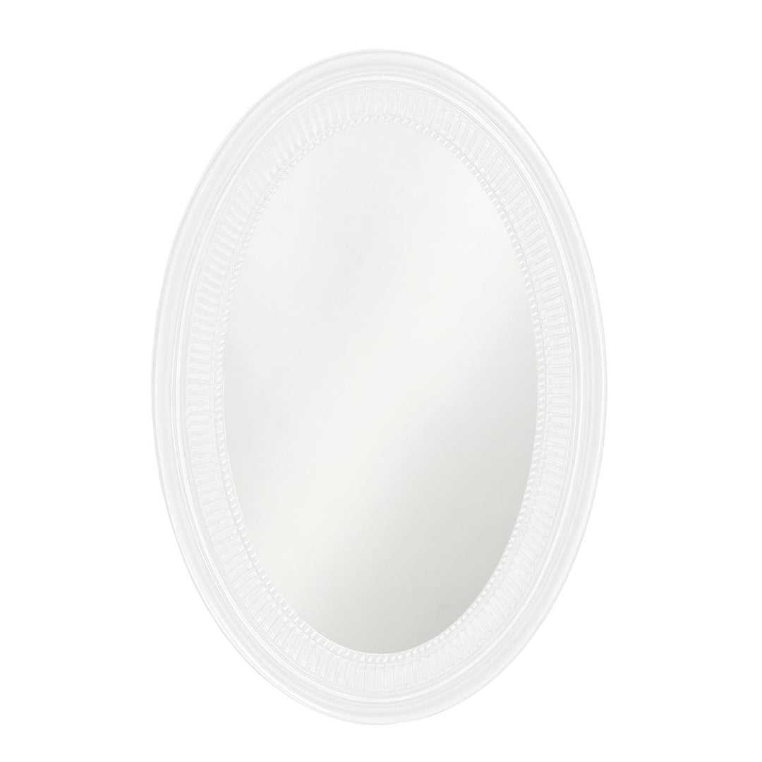 Howard Elliott Collection Ethan Mirror - Glossy White Mirrors Howard Elliott Collection   