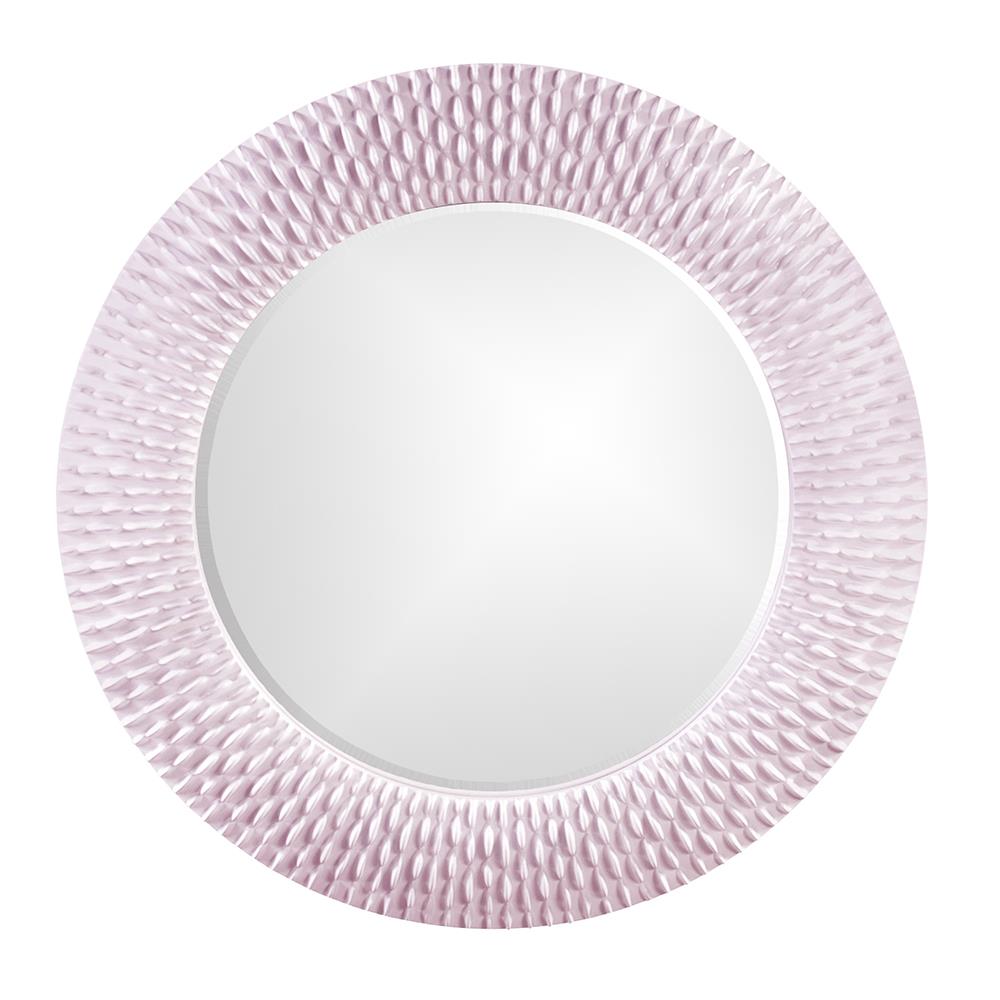 Howard Elliott Collection Bergman Mirror - Glossy Lilac Mirrors Howard Elliott Collection   