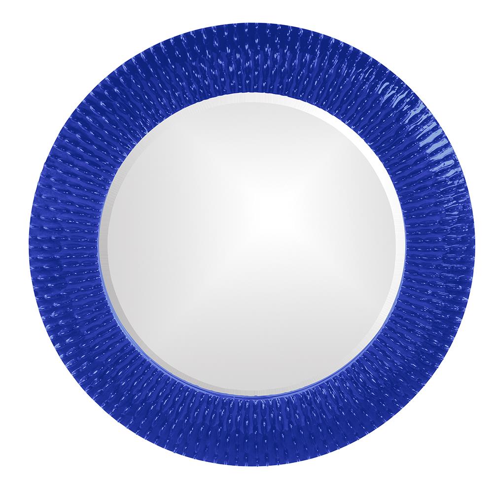 Howard Elliott Collection Bergman Mirror - Glossy Royal Blue Mirrors Howard Elliott Collection   