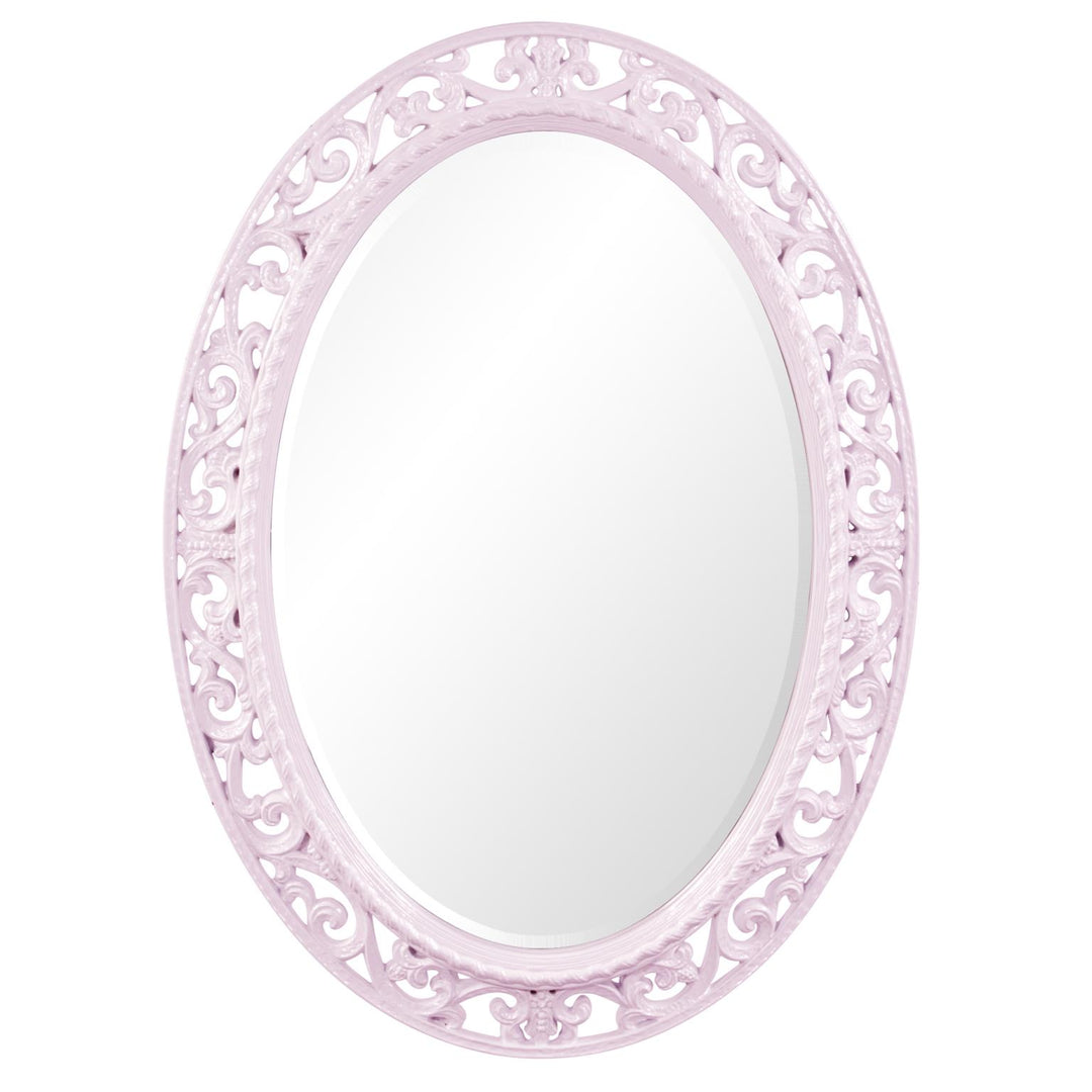 Howard Elliott Collection Suzanne Mirror - Glossy Lilac Mirrors Howard Elliott Collection   