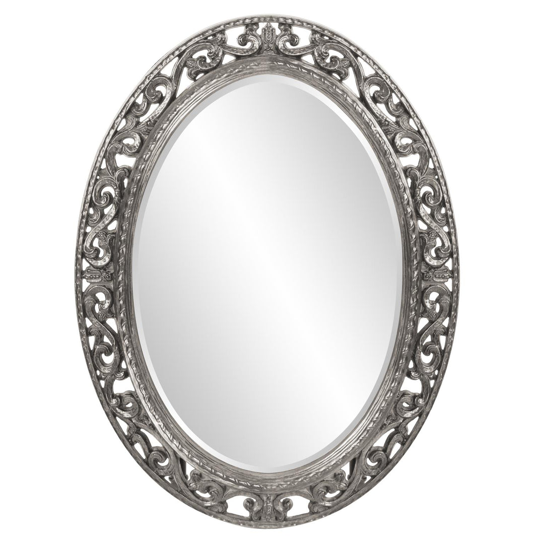 Howard Elliott Collection Suzanne Mirror - Glossy Nickel Mirrors Howard Elliott Collection   