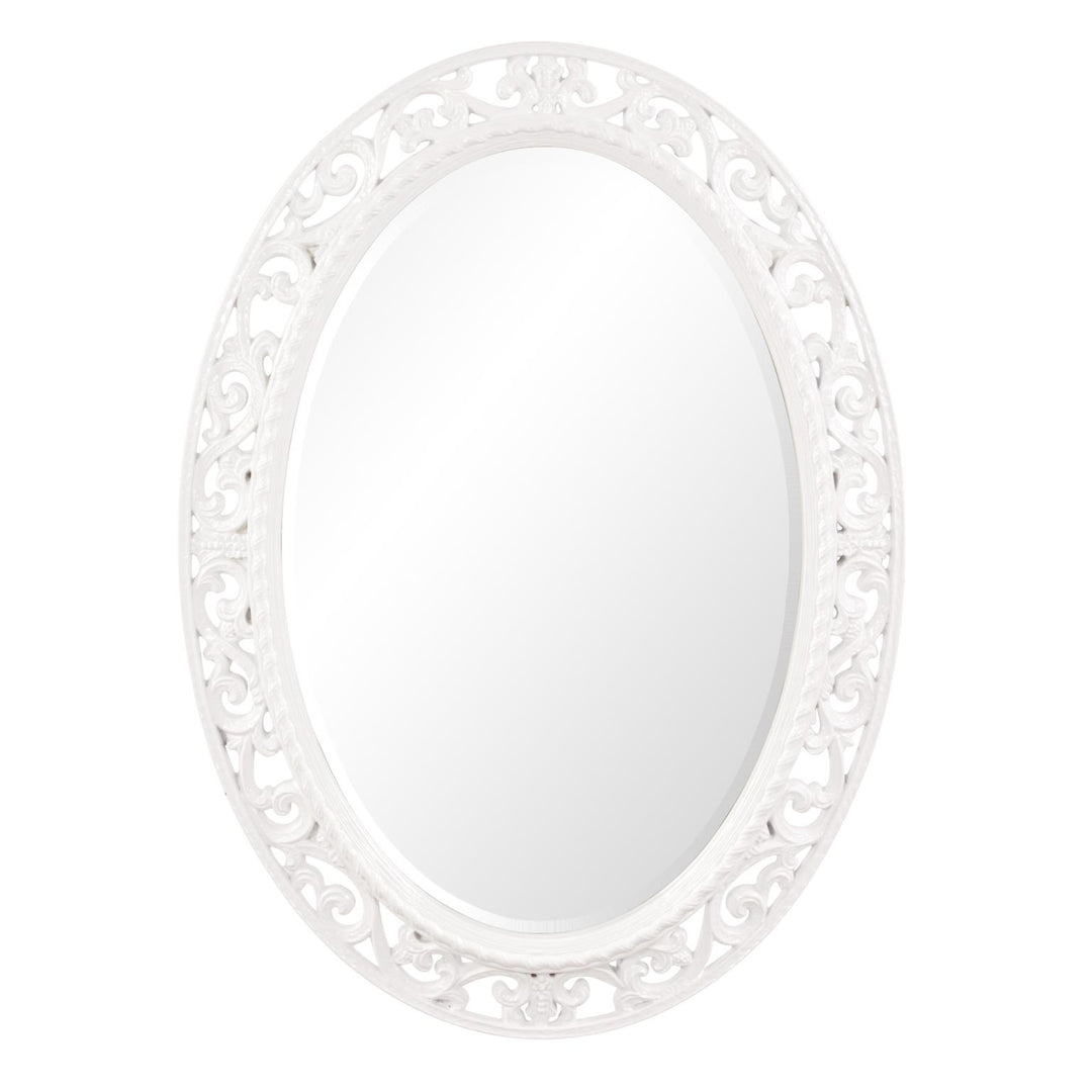 Howard Elliott Collection Suzanne Mirror - Glossy White Mirrors Howard Elliott Collection   