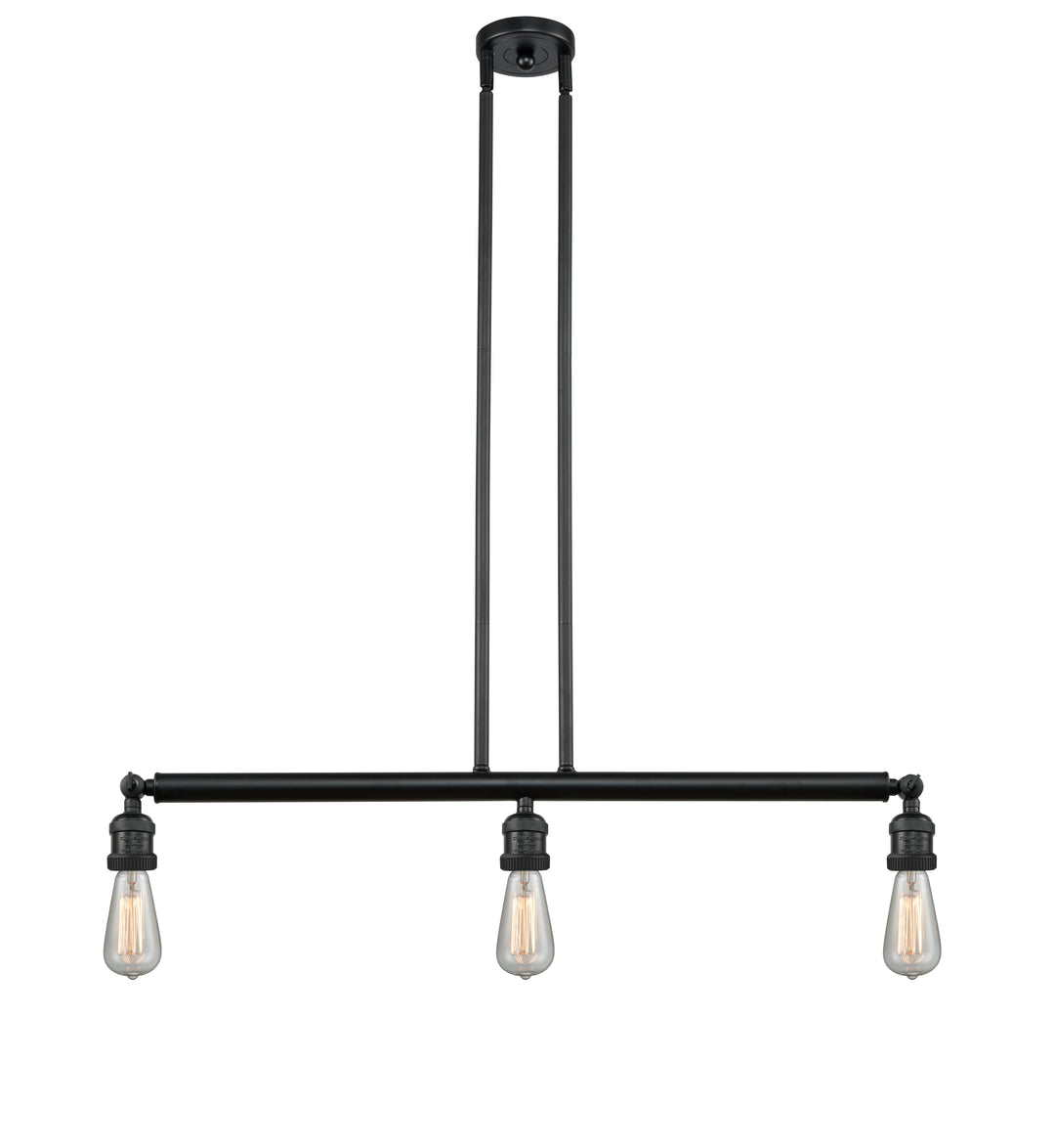 Innovations Lighting Bare Bulb Island Light - Matte Black