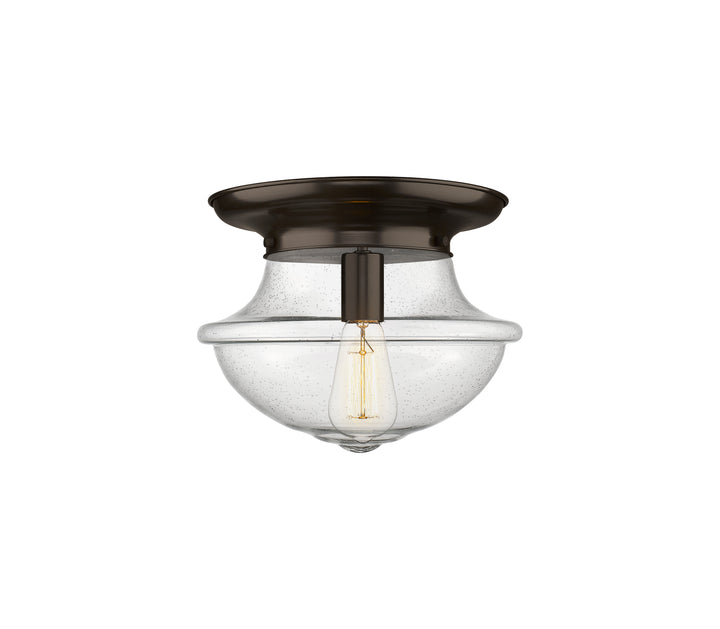 Innovations Lighting Oxford 12" Flush Mount - Oil Rubbed Bronze Ceiling Flush Mounts Innovations Lighting Seedy ; Glass Type: Seeded  