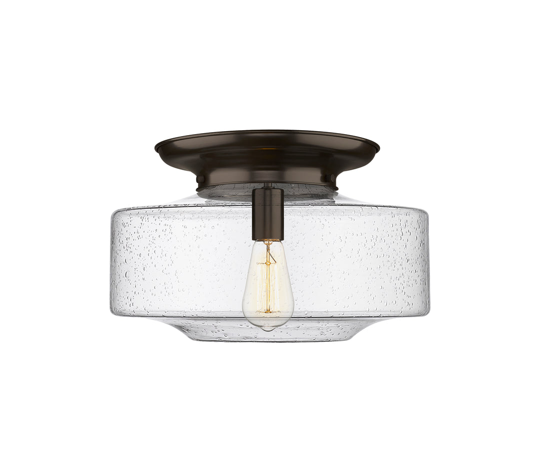 Innovations Lighting Bridgeton 16" Flush Mount Ceiling Flush Mounts Innovations Lighting Oil Rubbed Bronze Seedy ; Glass Type: Seedy 