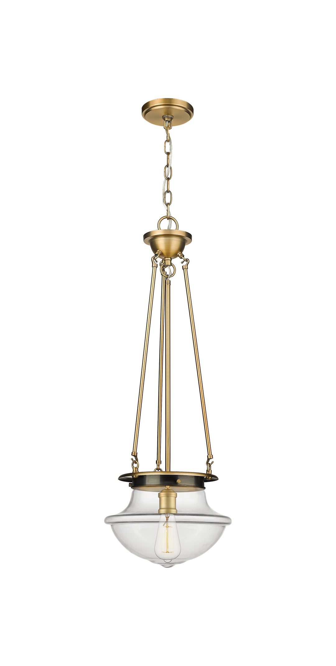 Innovations Lighting Oxford 12" Pendant - Brushed Brass