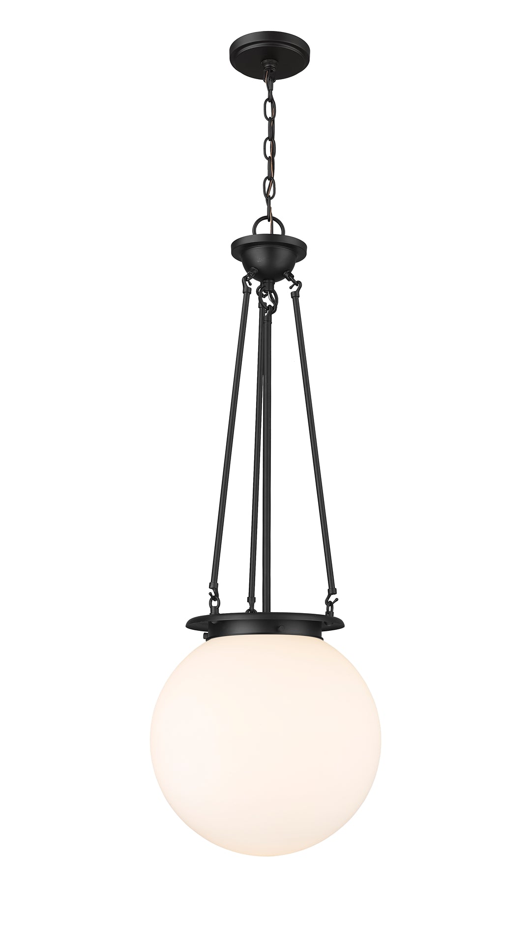 Innovations Lighting Beacon 14" Pendant - Matte Black Pendants Innovations Lighting Matte White ; Glass Type: Frosted  