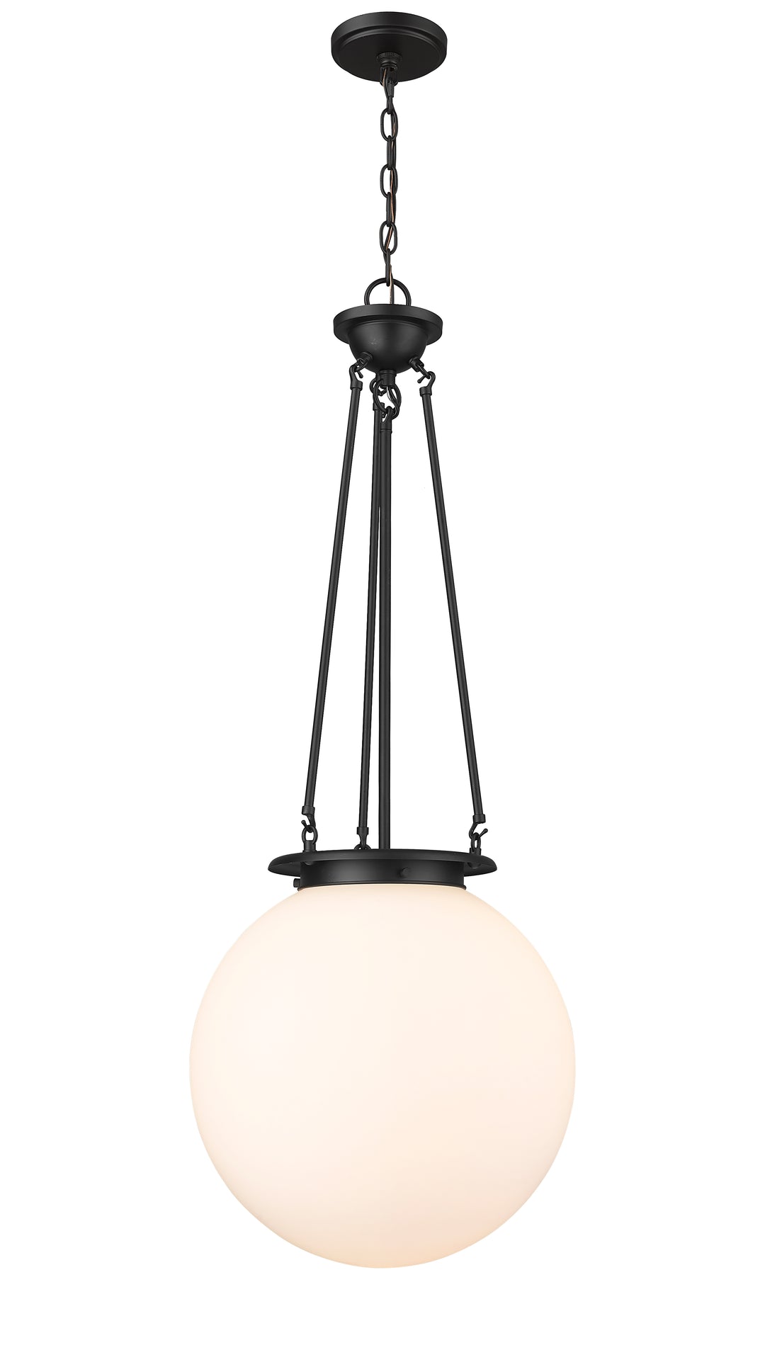 Innovations Lighting Beacon 16" Pendant - Matte Black Pendants Innovations Lighting Matte White ; Glass Type: Frosted  