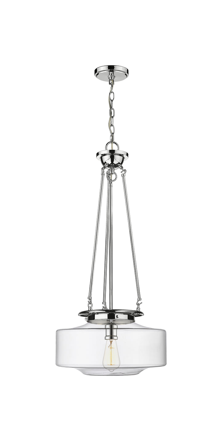 Innovations Lighting Bridgeton 16" Pendant Pendants Innovations Lighting Polished Chrome Clear ; Glass Type: Transparent 