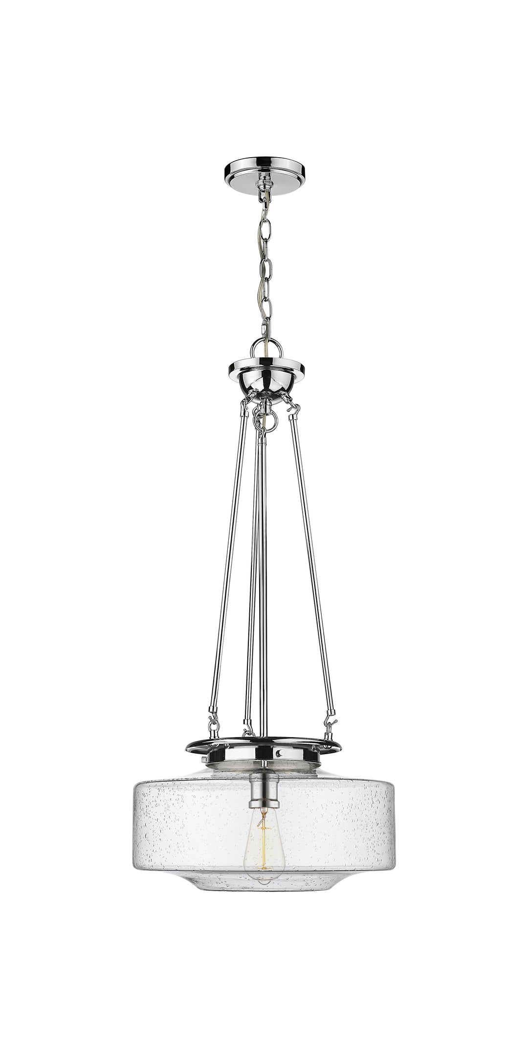 Innovations Lighting Bridgeton 16" Pendant Pendants Innovations Lighting Polished Chrome Seedy ; Glass Type: Seeded 