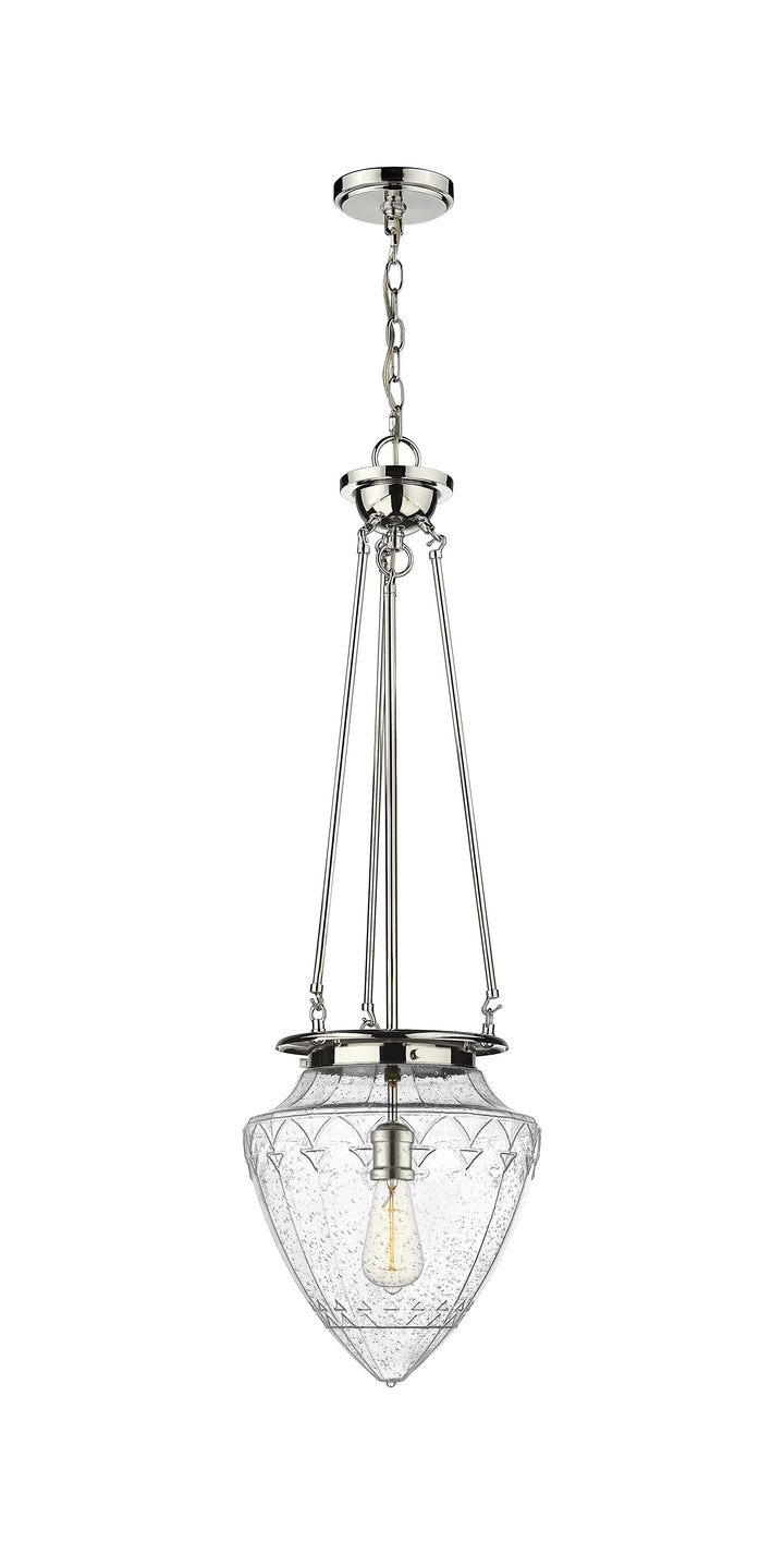 Innovations Lighting Beacon 12" Pendant Pendants Innovations Lighting Polished Nickel Seedy ; Glass Type: Seeded 