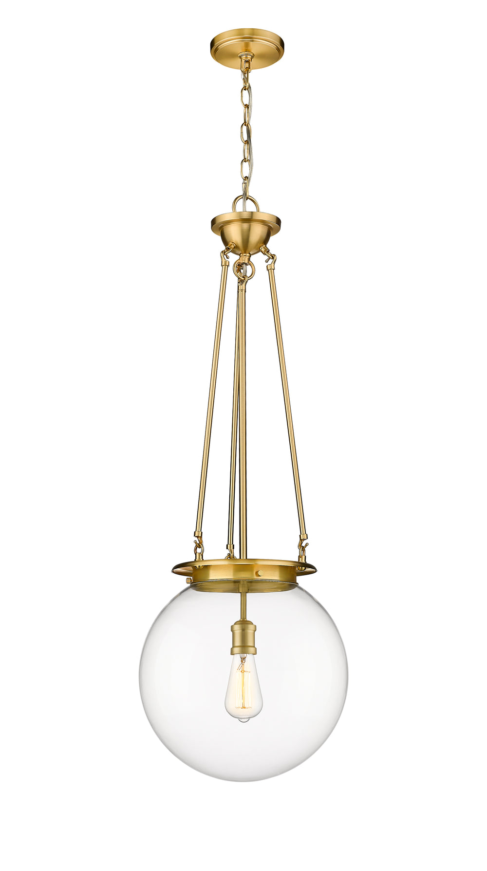 Innovations Lighting Beacon 14" Pendant - Satin Gold Pendants Innovations Lighting   