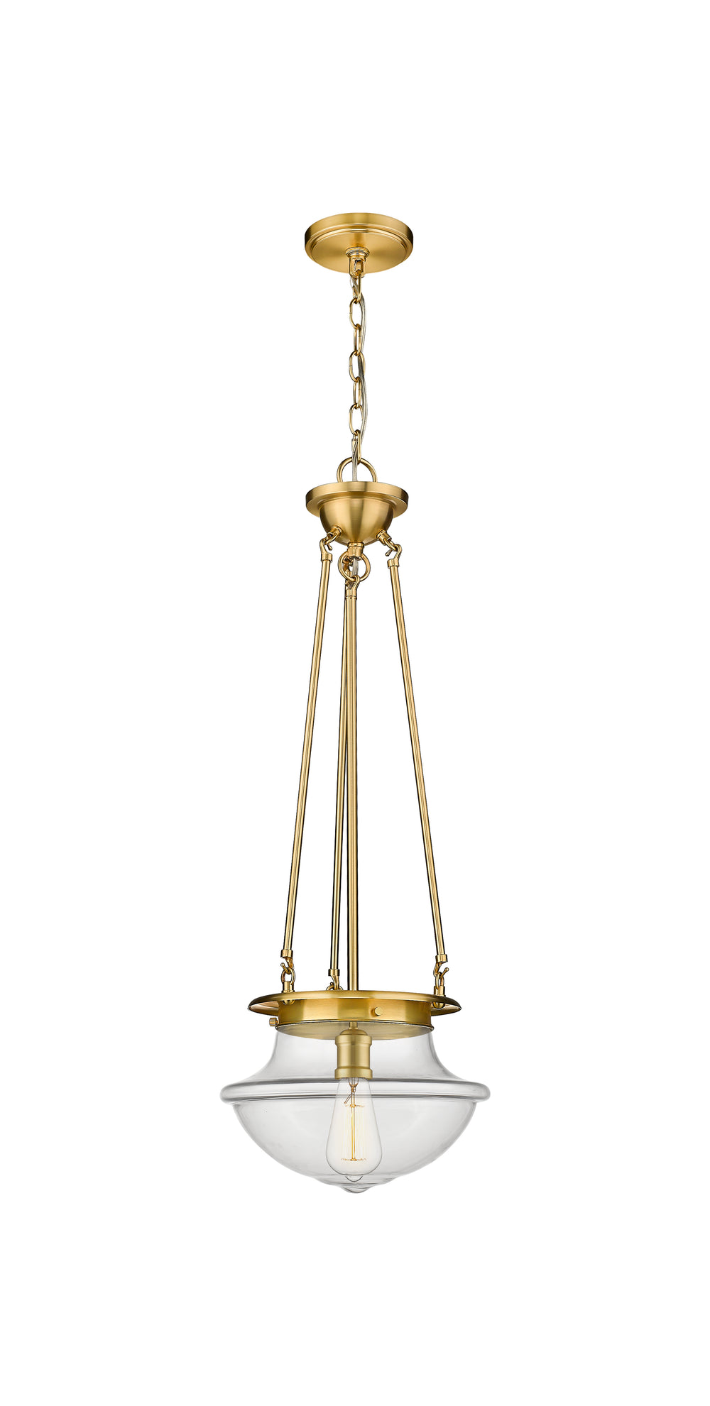 Innovations Lighting Oxford 12" Pendant - Satin Gold