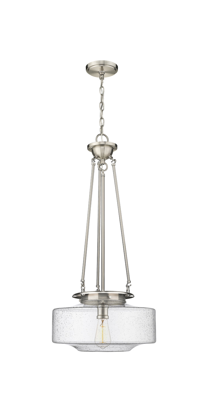 Innovations Lighting Bridgeton 16" Pendant Pendants Innovations Lighting Satin Nickel Seedy ; Glass Type: Seeded 