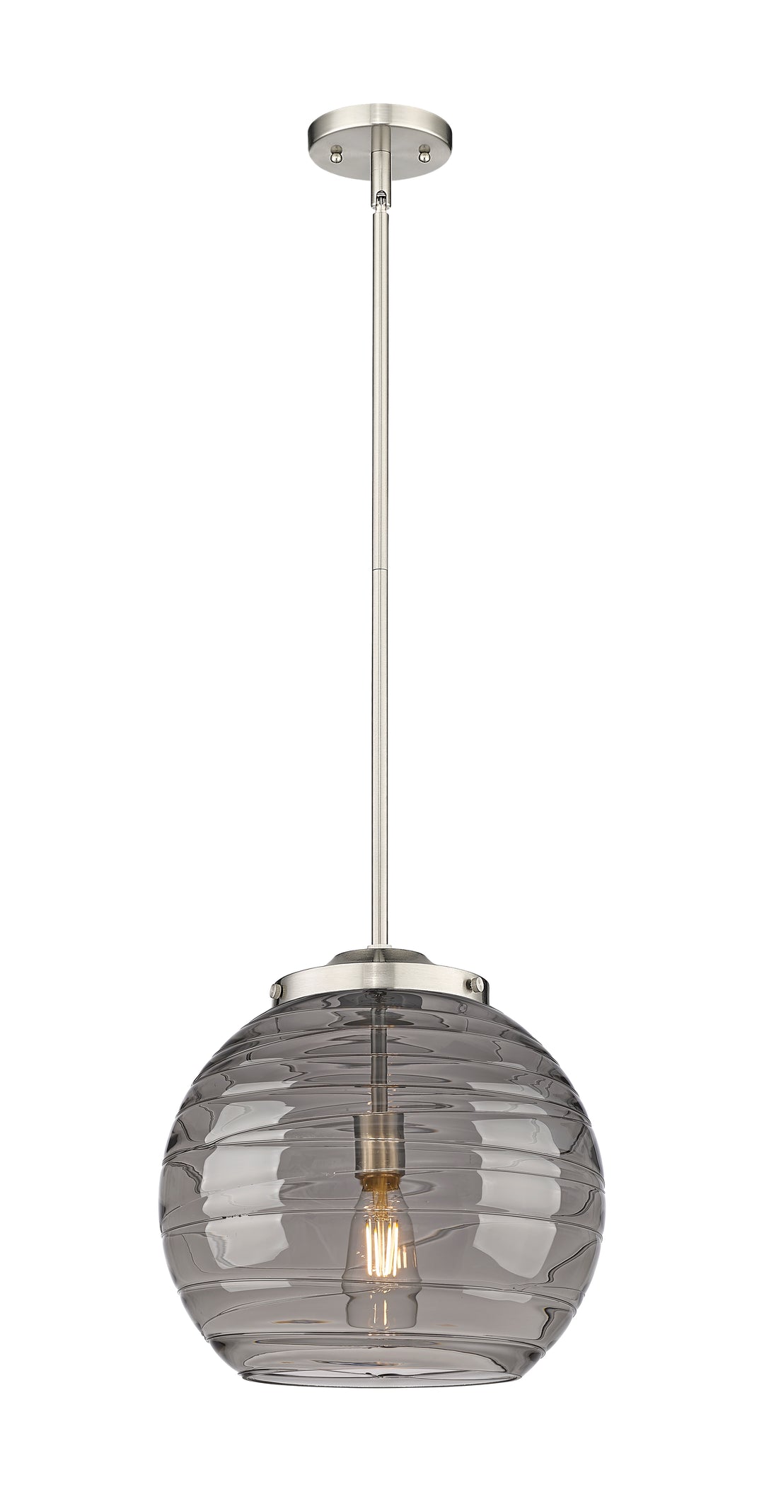 Innovations Lighting Athens Deco Swirl 14" Pendant - Brushed Satin Nickel Pendants Innovations Lighting   