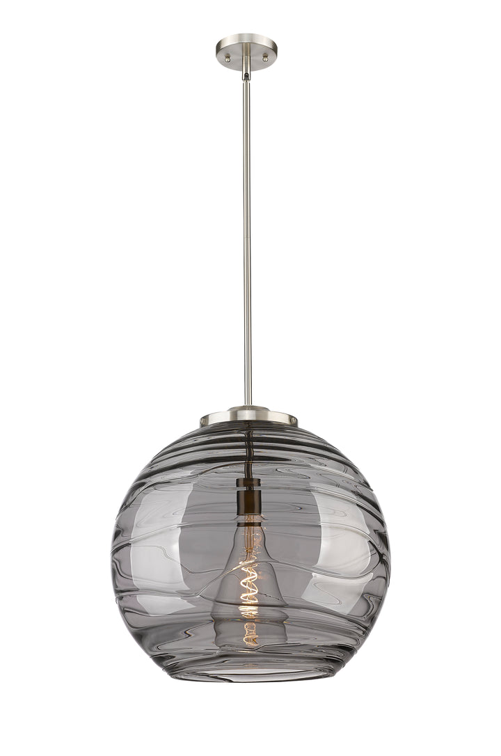 Innovations Lighting Athens Deco Swirl 18" Pendant - Brushed Satin Nickel Pendants Innovations Lighting   