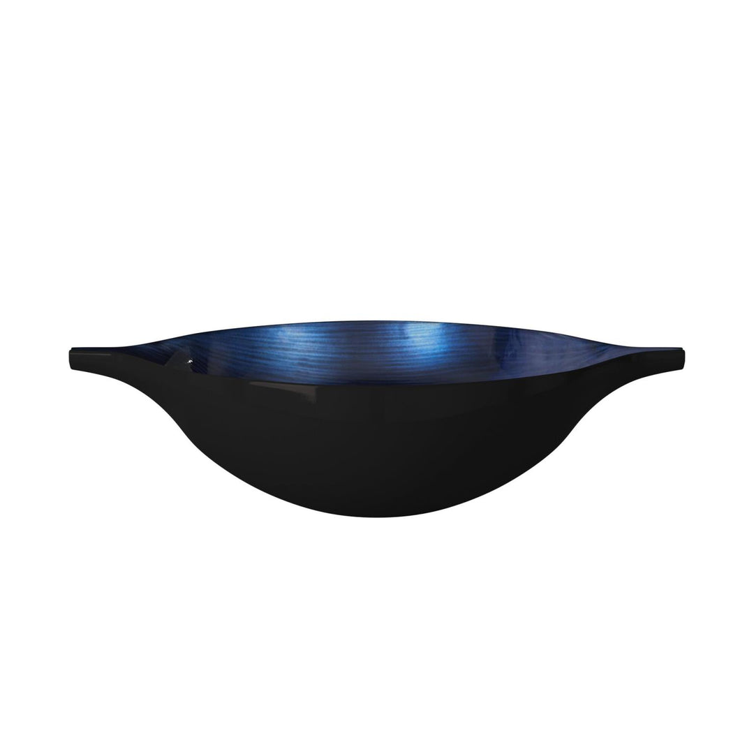 Howard Elliott Collection Cobalt Blue Wood Bowl Bowls Howard Elliott Collection   