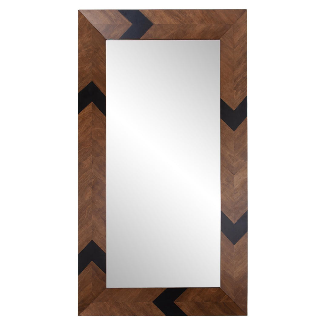 Howard Elliott Collection Sierra Wooden Point Mirror Mirrors Howard Elliott Collection   