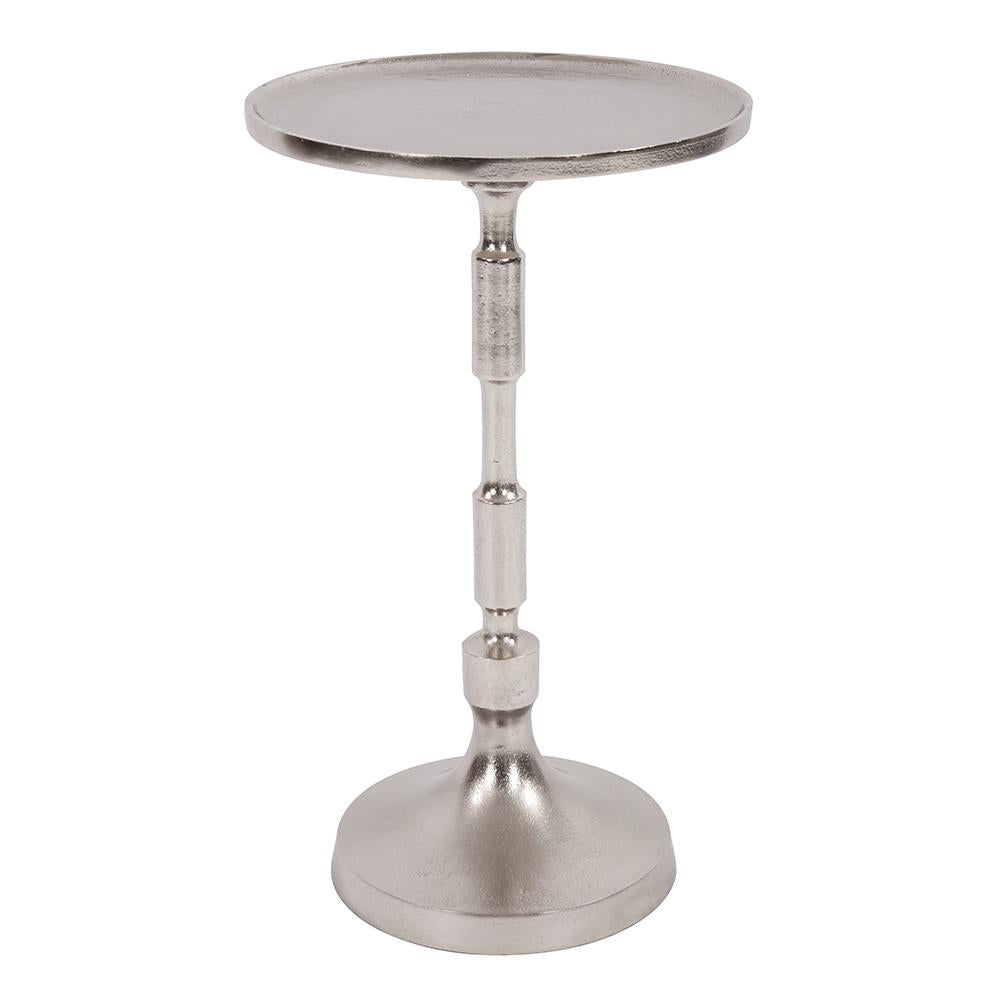 Howard Elliott Collection Candlestick Nickel Martini Table Decorative Tables Howard Elliott Collection   