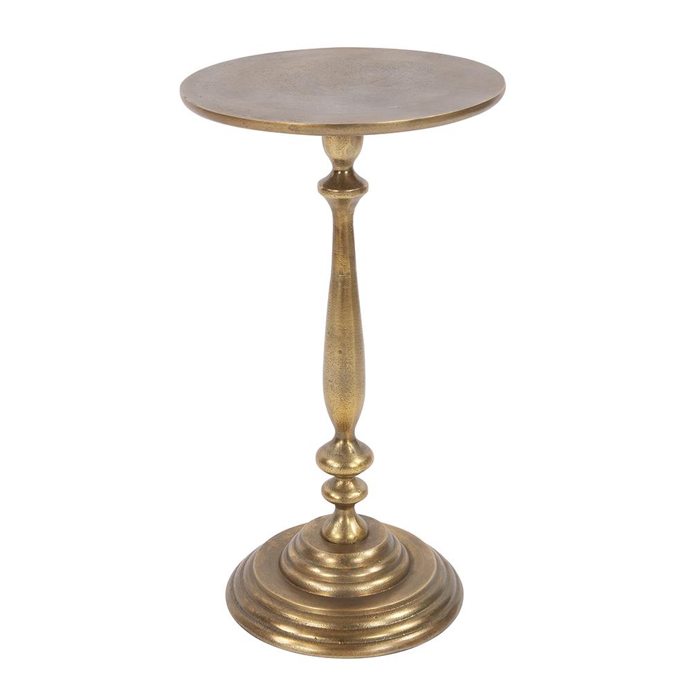 Howard Elliott Collection Candlestick Antique Brass Martini Table Decorative Tables Howard Elliott Collection   