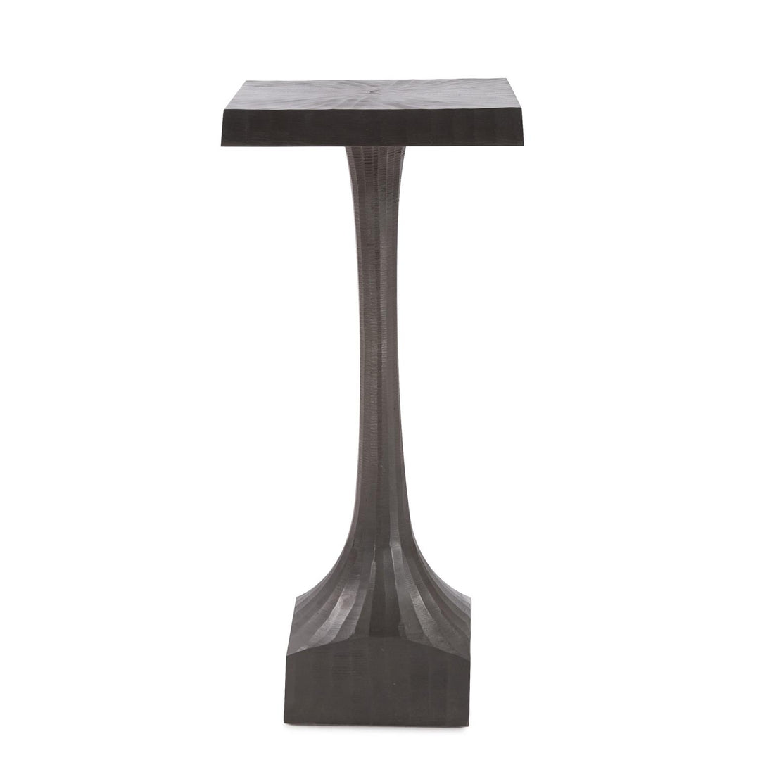 Howard Elliott Collection Chiseled Cast Aluminum Martini Table Decorative Tables Howard Elliott Collection   