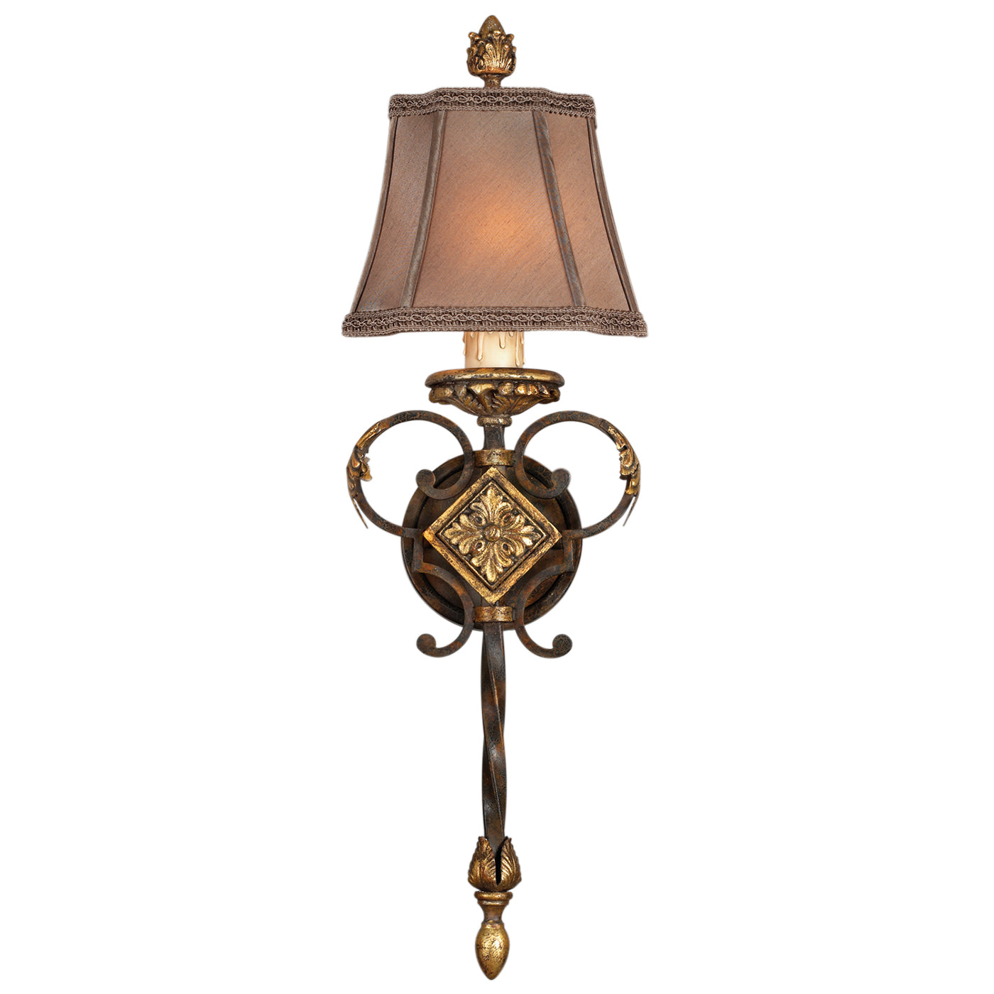 Fine Art Handcrafted Lighting Castile Sconce Sconces Fine Art Handcrafted Lighting Bronze  