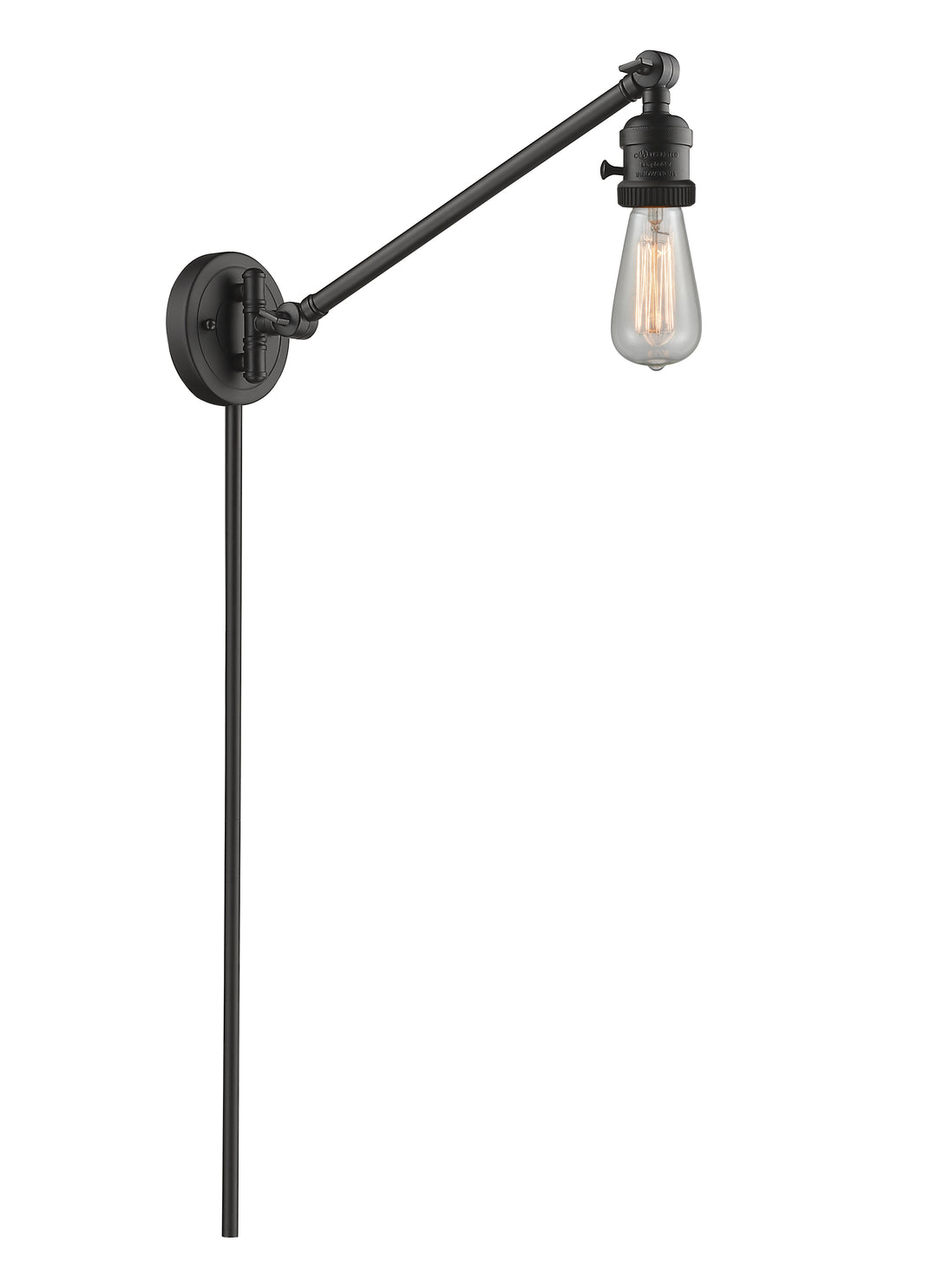 Innovations Lighting Bare Bulb Swing Arm - Oil Rubbed Bronze Reading | Swing Arms Innovations Lighting   