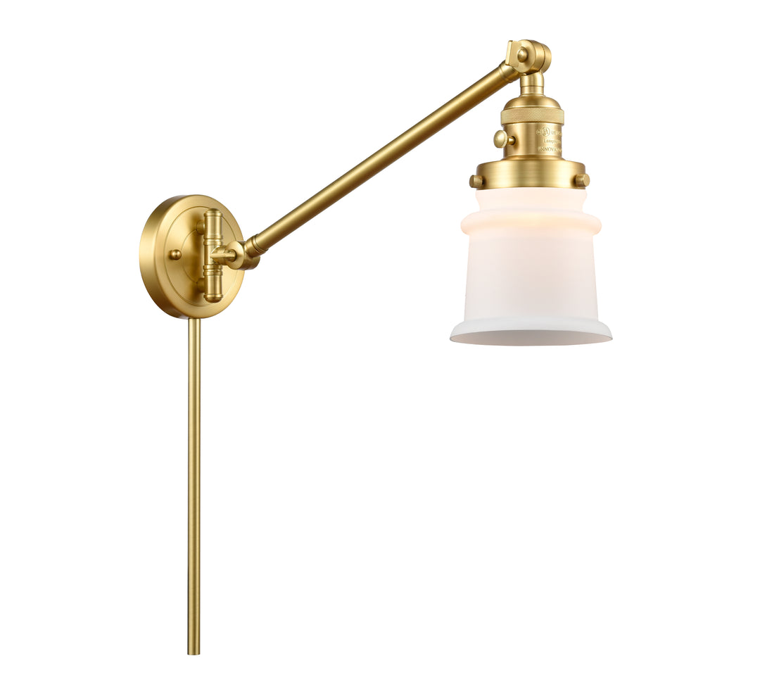 Innovations Lighting Canton 5" Swing Arm - Satin Gold Reading | Swing Arms Innovations Lighting   