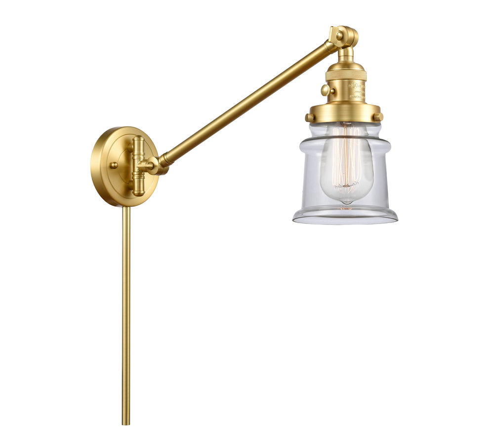 Innovations Lighting Canton 5" Swing Arm - Satin Gold Reading | Swing Arms Innovations Lighting   