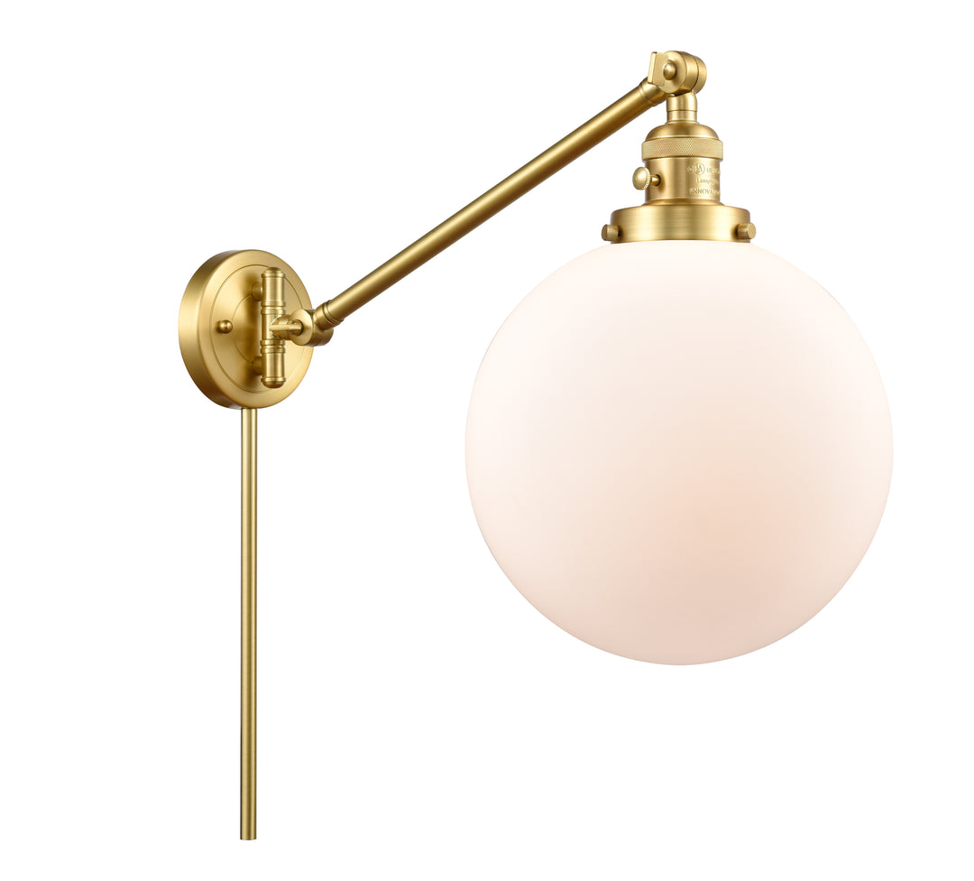 Innovations Lighting Beacon 10" Swing Arm - Satin Gold Reading | Swing Arms Innovations Lighting   