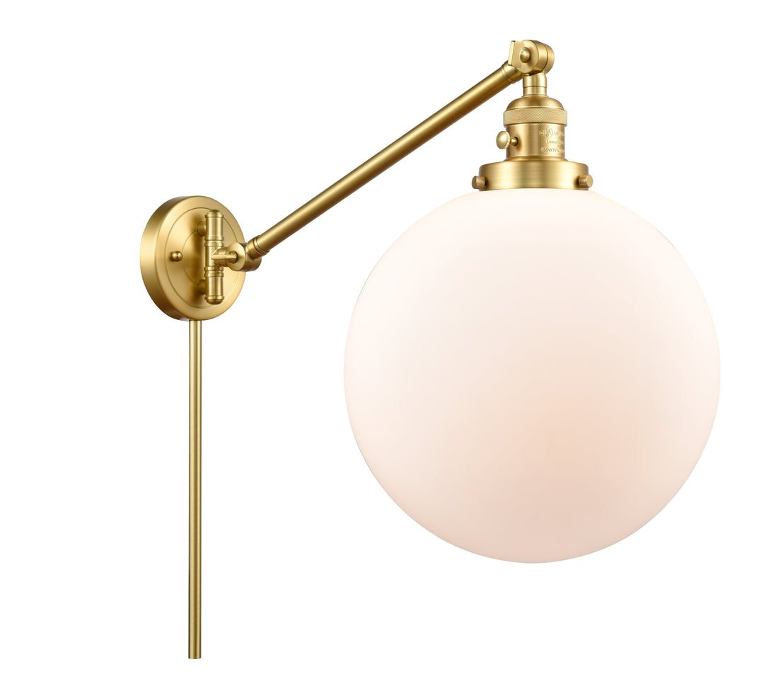 Innovations Lighting Beacon 12" Swing Arm - Satin Gold Reading | Swing Arms Innovations Lighting   