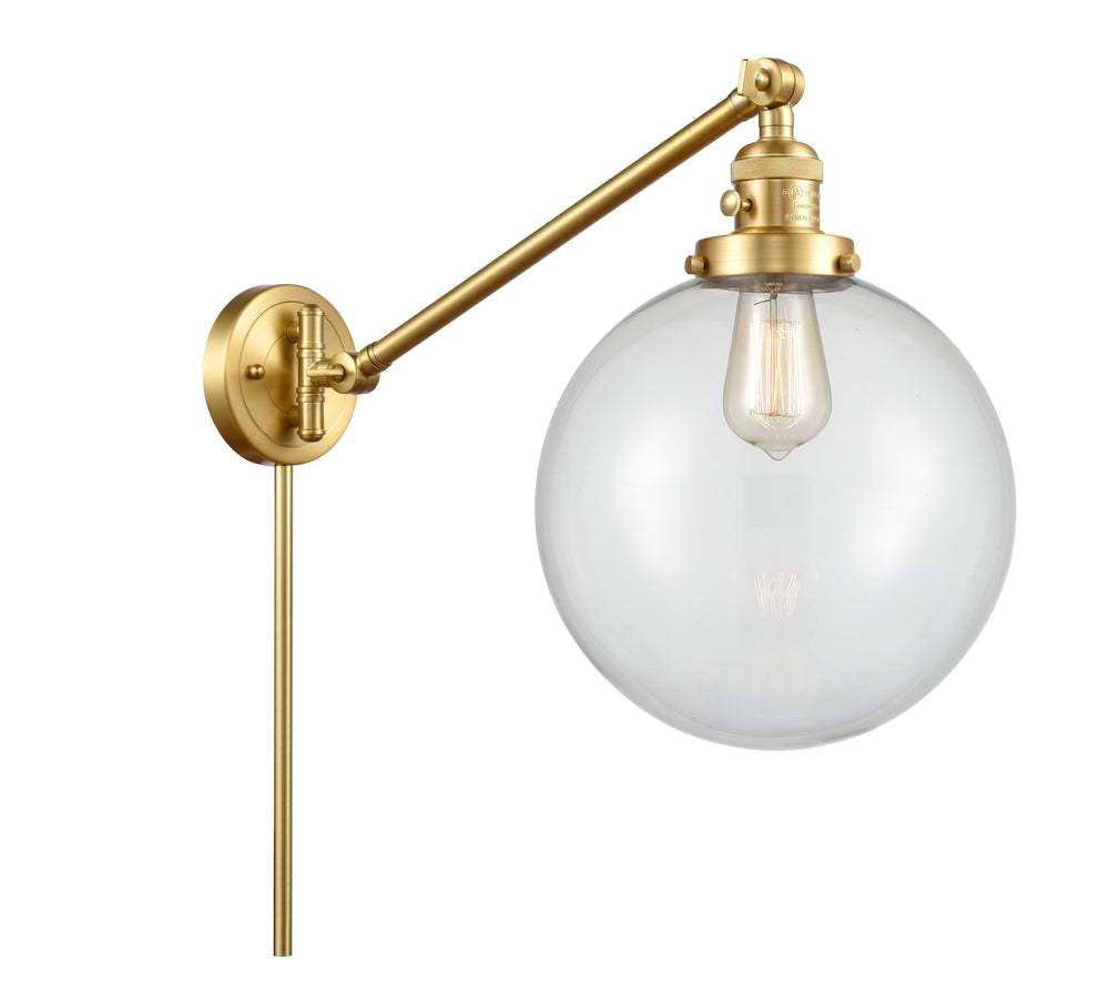 Innovations Lighting Beacon 10" Swing Arm - Satin Gold Reading | Swing Arms Innovations Lighting   