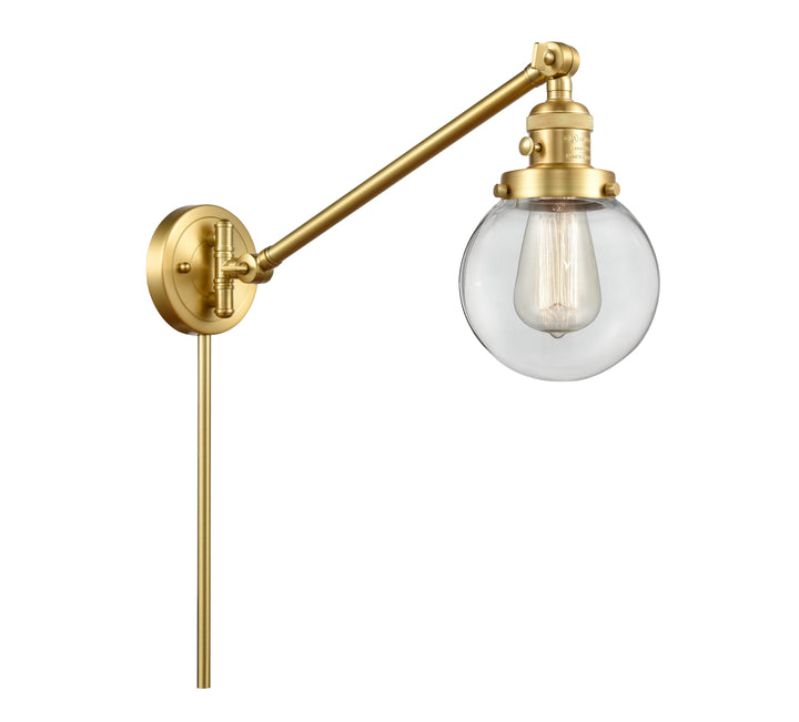 Innovations Lighting Beacon 6" Swing Arm - Satin Gold