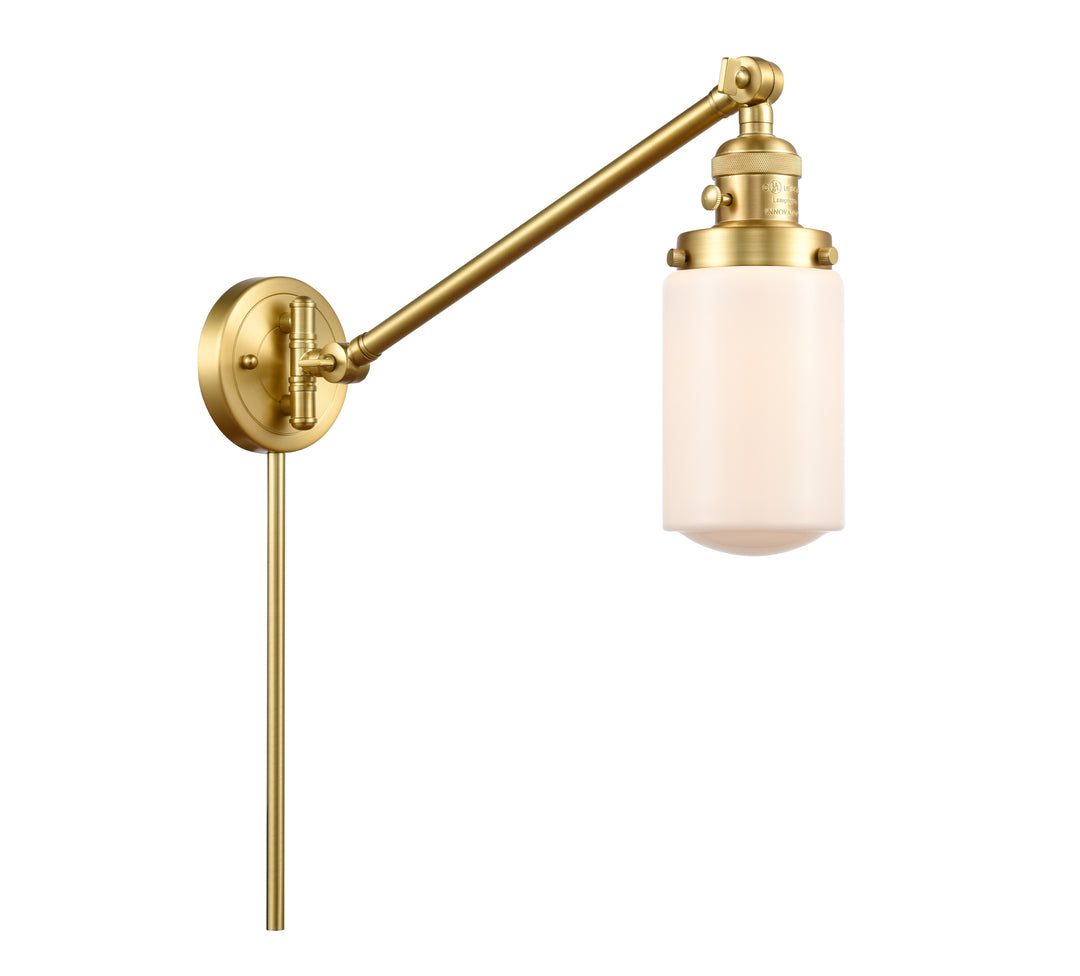 Innovations Lighting Dover Swing Arm - Satin Gold Reading | Swing Arms Innovations Lighting   