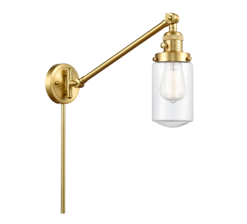 Innovations Lighting Dover Swing Arm - Satin Gold