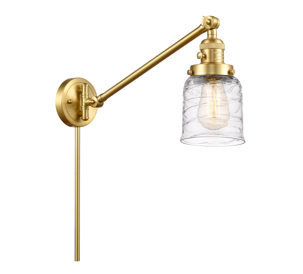 Innovations Lighting Bell 5" Swing Arm - Satin Gold Reading | Swing Arms Innovations Lighting   