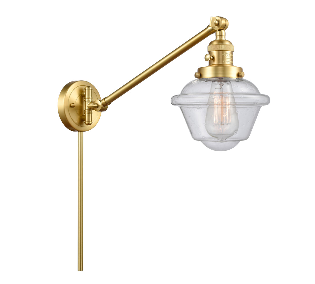 Innovations Lighting Oxford 7.5" Swing Arm - Satin Gold Reading | Swing Arms Innovations Lighting   